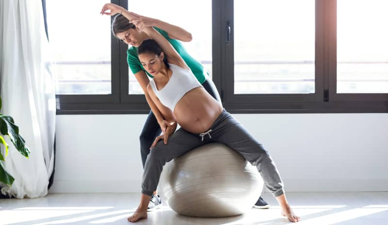 pilates en el embarazo