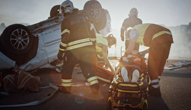 accidentes de tráfico servicios de emergencia