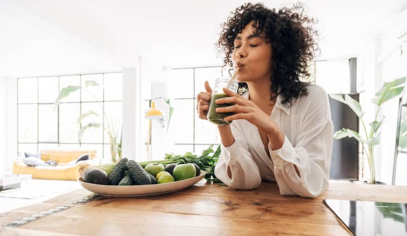 batidos energéticos mujer