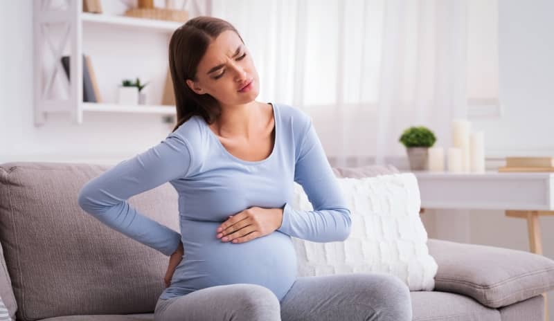 Dolor de regla en el embarazo y dolor lumbar