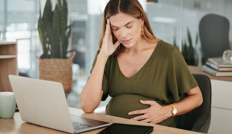Dolores de regla en el embarazo y fatiga mental