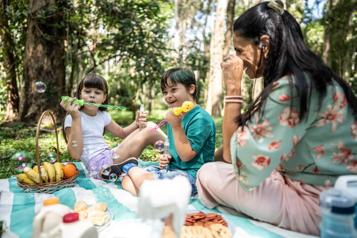 picnic con niños
