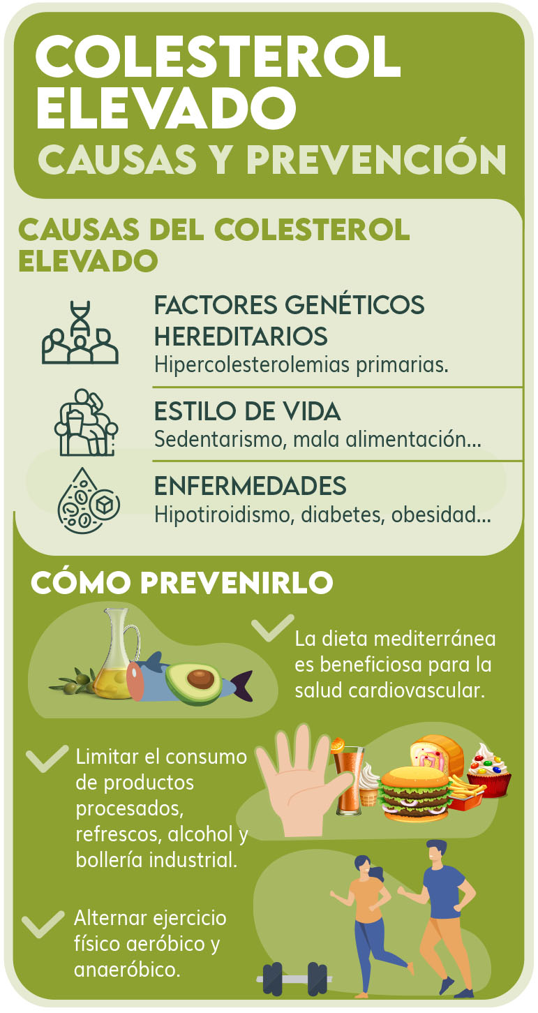 Infografía - Colesterol elevado