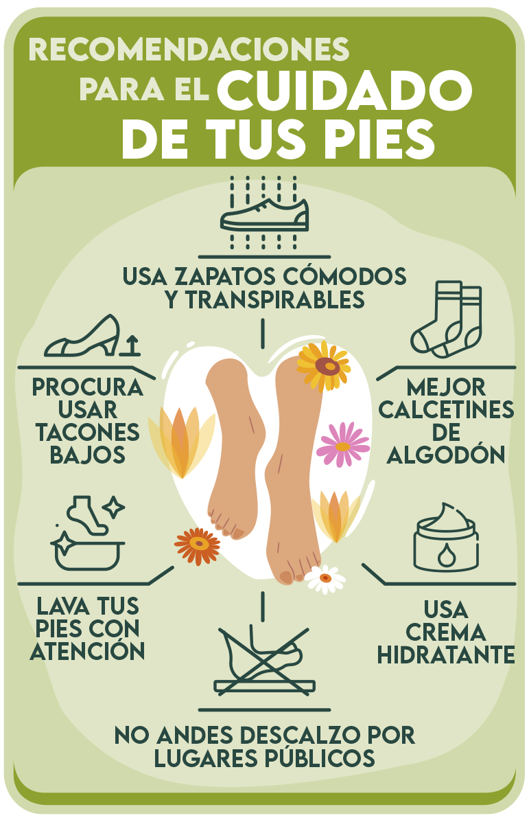 Infografía - Cuidado de los pies