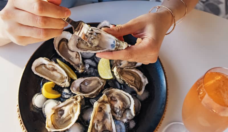 comida afrodisiaca ostras