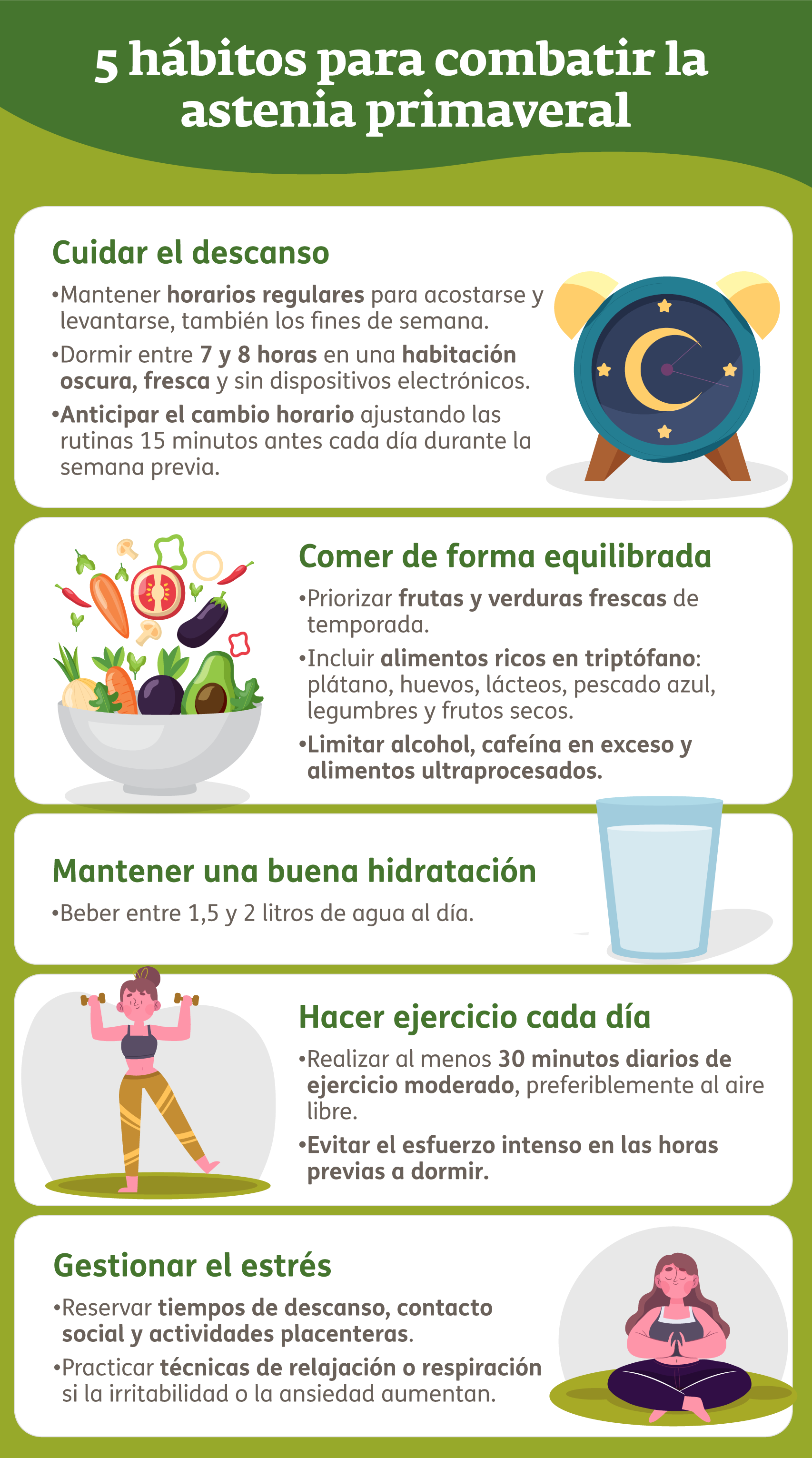 Infografía - Astenia primaveral