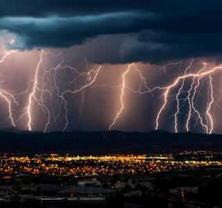 protegerse de un rayo