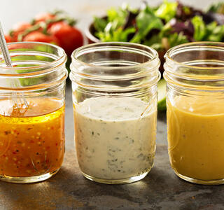 Aliños saludables para ensaladas