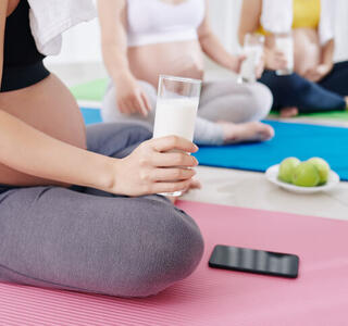 dieta para una embarazada deportista