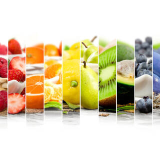 importancia del color en las frutas y verduras