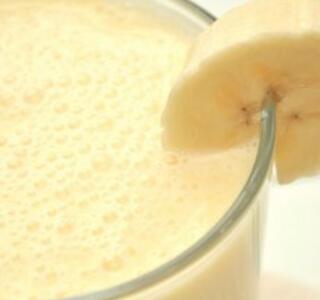 batido de platano y yogur