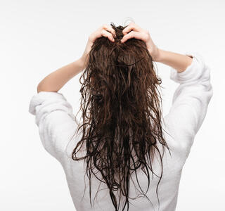 pelo mojado y resfriados