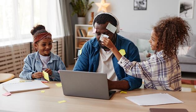 Teletrabajo con niños en casa