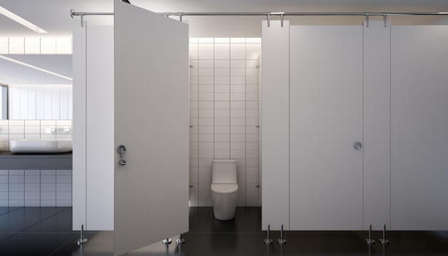 reducir el riesgo de infeccion en un baño publico