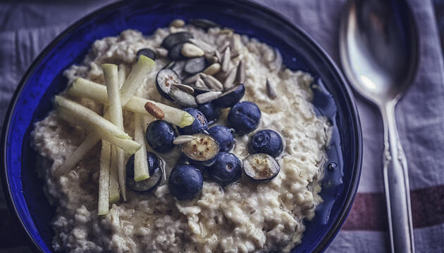 Porridge o gachas de avena Porridge o gachas de avena
