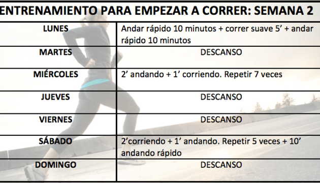 Empezar a correr 2 Empezar a correr 2
