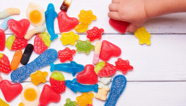 Las chucherías en la dieta infantil Las chucherías en la dieta infantil