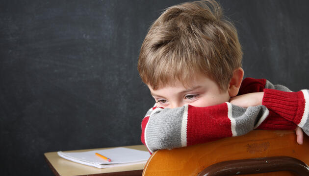 El fracaso escolar niño en clase