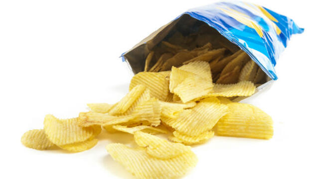 Las bolsas de patatas fritas y su alto contenido en grasa patatas fritas