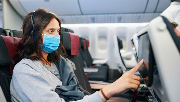 Viajar en avión y transporte público Viajar en avión