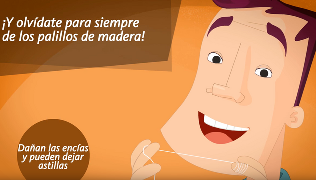 Consejo para mantener una boca limpia y sana. Uso del hilo dental Consejo para mantener una boca limpia y sana. Uso del hilo dental