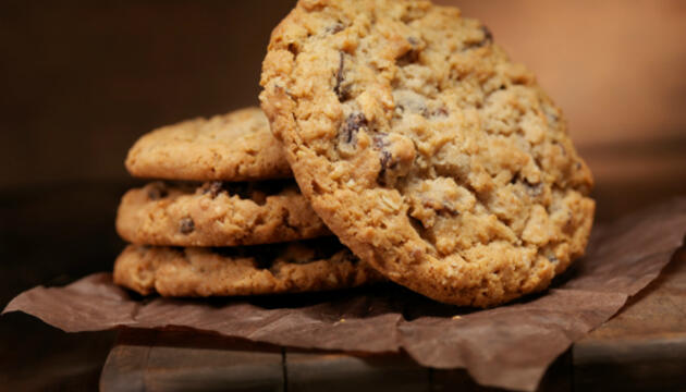 Receta de galletas con chispas de chocolate sin azúcar