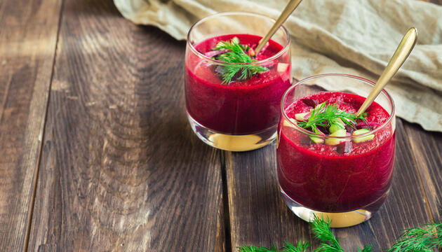 Gazpacho de remolacha Gazpacho de remolacha