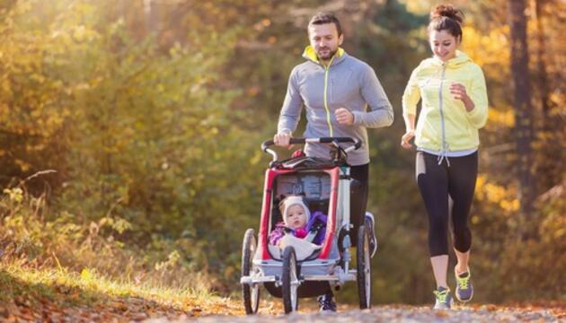 Correr con el carrito de bebe