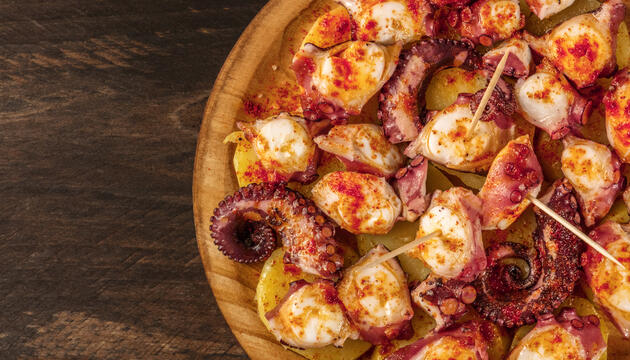 Comer pescado en invierno Pulpo a feira