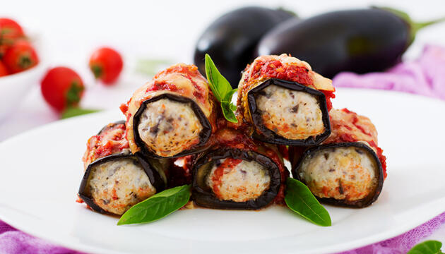 Receta: canelones de pescado con berenjena Receta: canelones de pescado con berenjena