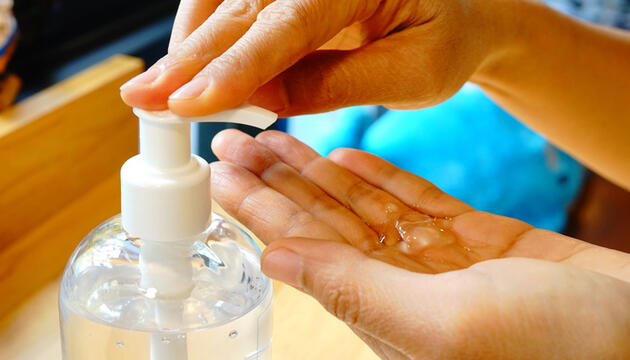 Uso correcto del gel desinfectante gel desinfectante