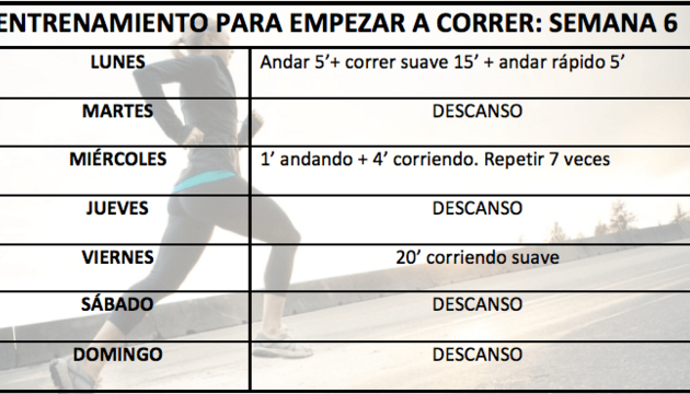 Empezar a correr 6 Empezar a correr 6