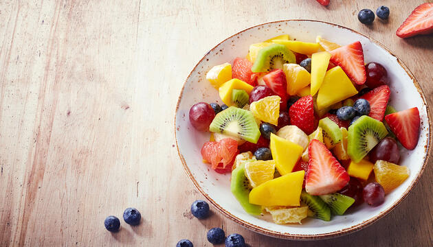 La importancia del color en las frutas y verduras