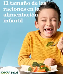 El tamaño de las raciones en la alimentación infantil