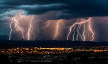 protegerse de un rayo